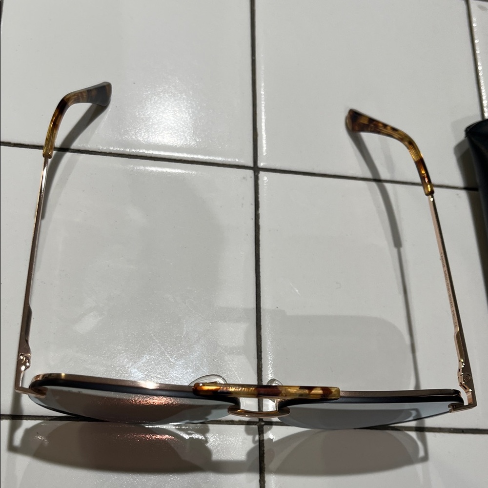 Diff Eyewear Gold and Brown Sunglasses - Picture 3 of 5